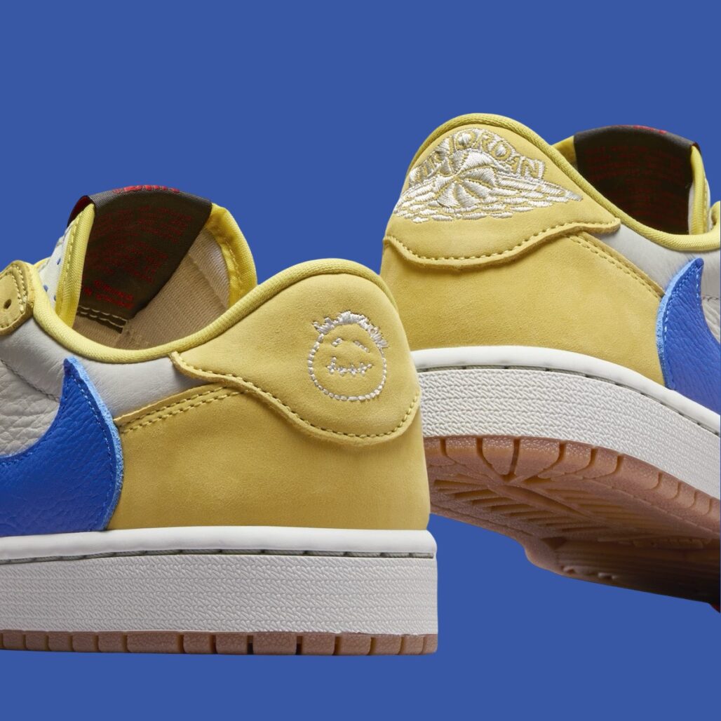 Travis Scott x Air Jordan 1 Low OG «Canary» - Дата релиза, фото