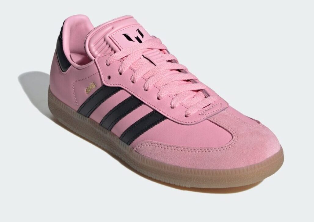 adidas Samba Messi Miami 9 (US) ピンク Lionel Messi x adidas Samba Indoor «Inter Miami CF Home Kit