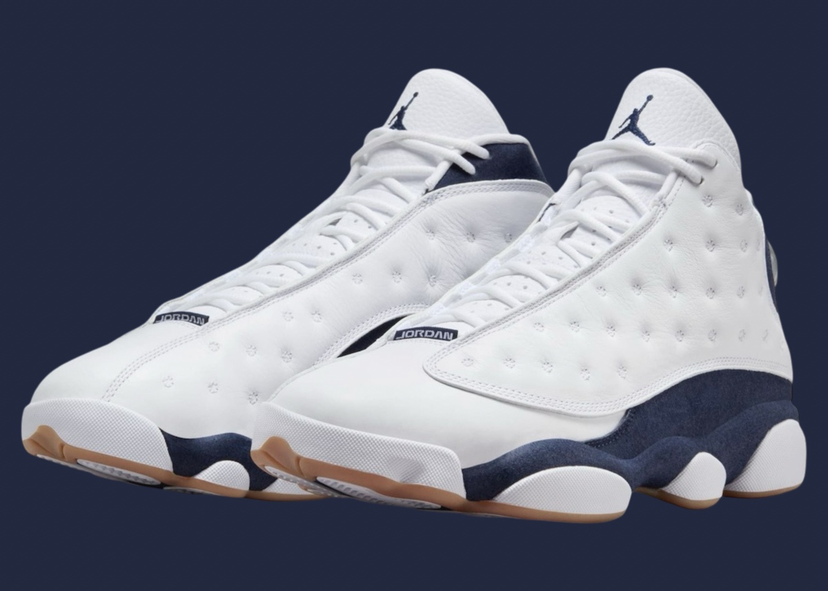 Air Jordan 13 ホワイト/ネイビー/グレー Air Jordan 13 «Midnight Navy» - Дата релиза, фото, где купить
