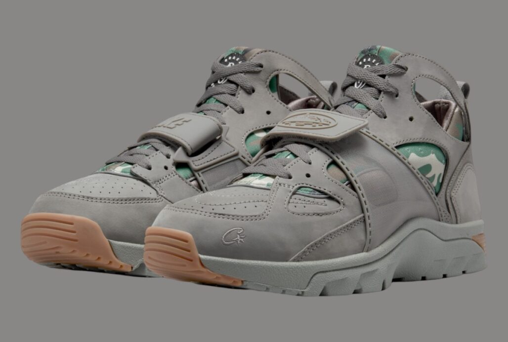 Corteiz x Nike Air Trainer Huarache «Flat Pewter» - Дата Corteiz x Nike Air Trainer Huarache «Flat Pewter» - Дата
