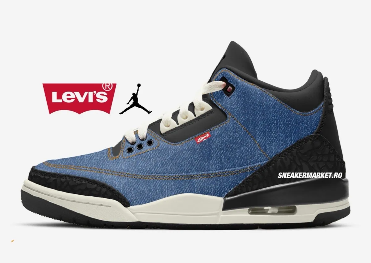 Новые Levi's x Air Jordan 3 выйдут весной 2026 года