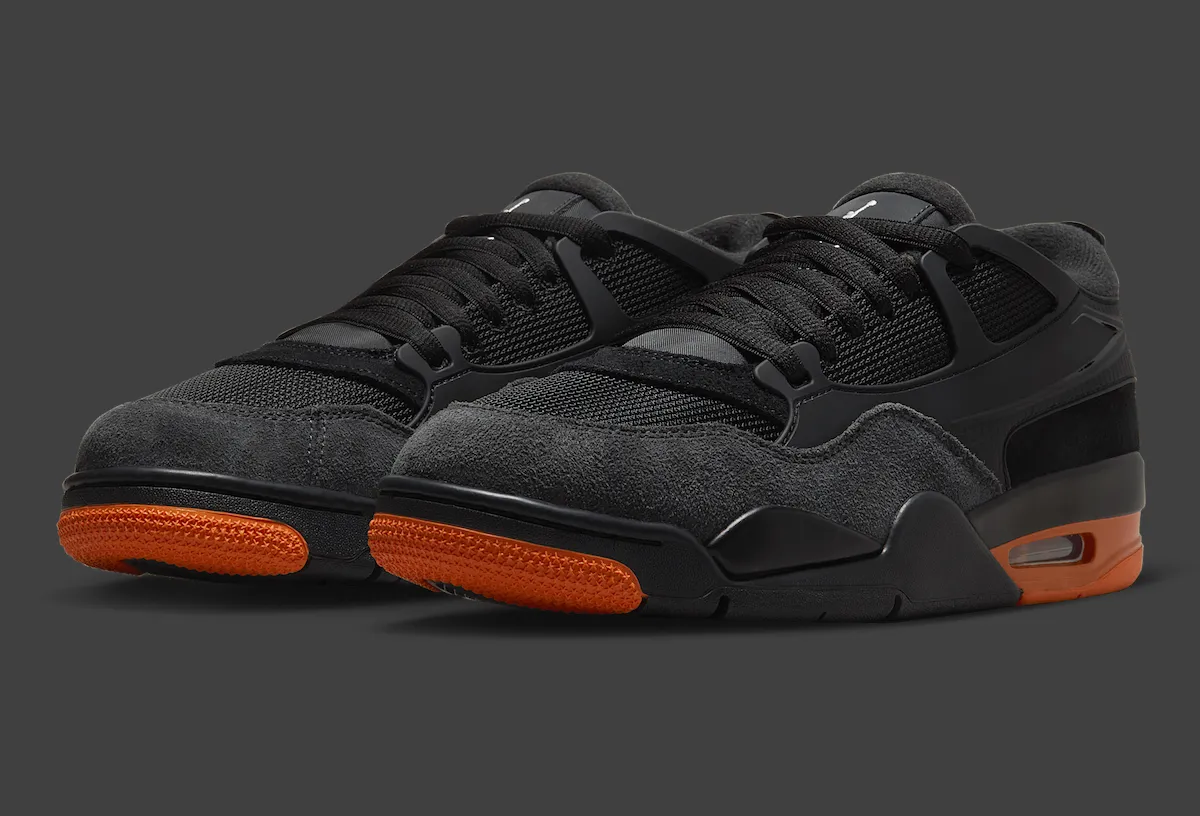 Air Jordan 4 RM вышли в расцветке «Black/Orange»