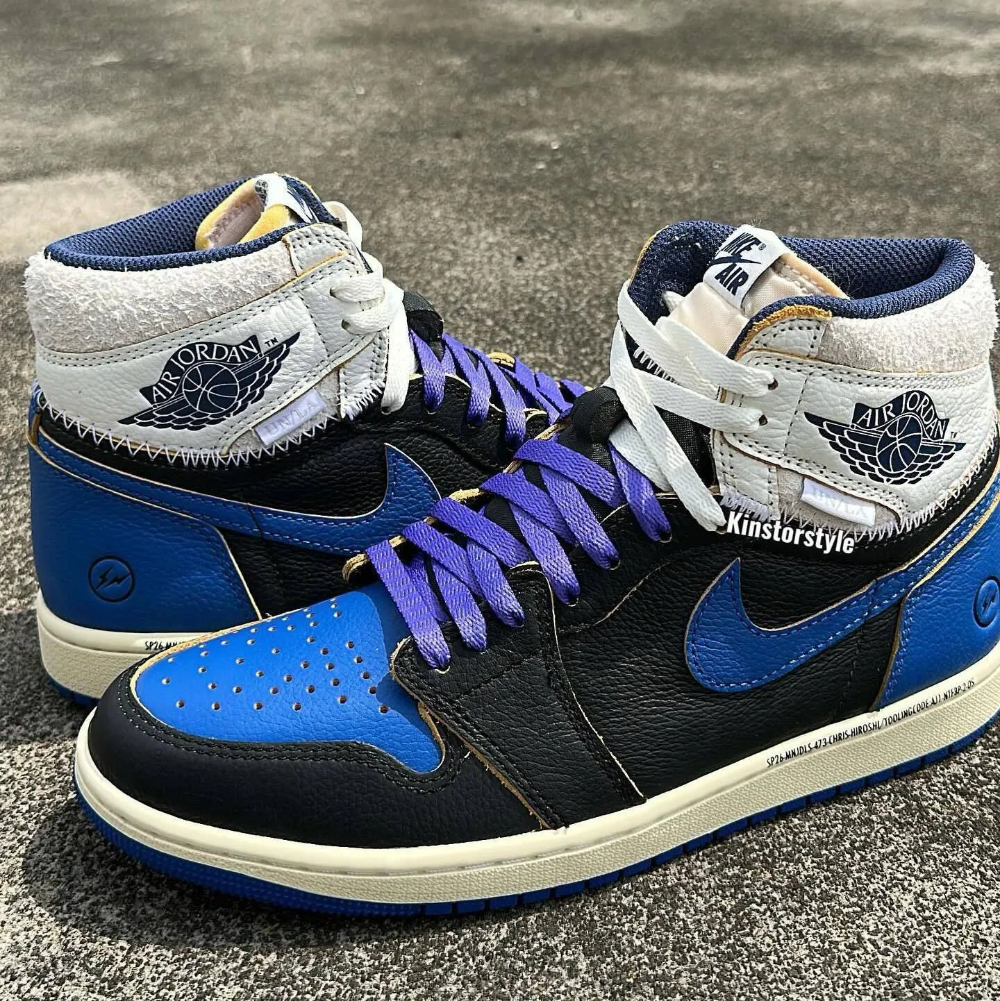 Fragment x Union x Air Jordan 1 High OG «Sport Royal» - Дата