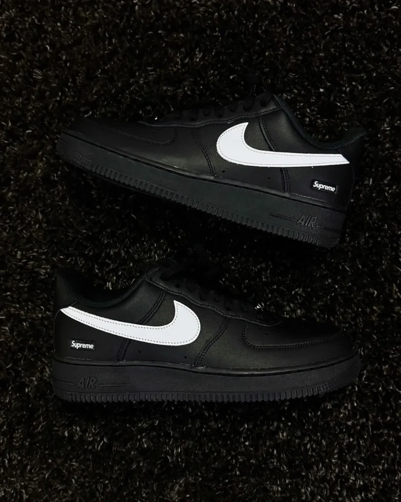Supreme x Nike Air Force 1 Low «Black/White» - Дата релиза, фото