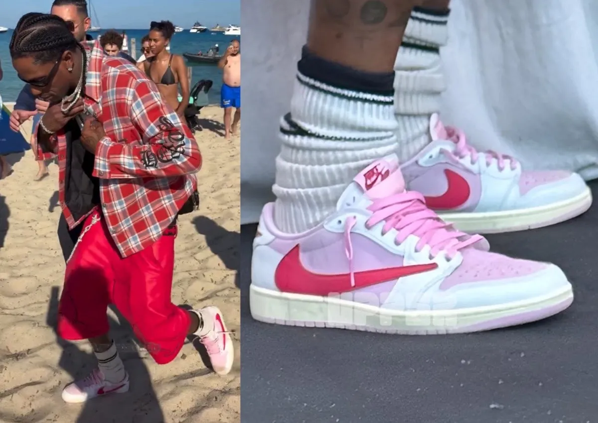 Travis Scott х Air Jordan 1 Low «Pink Pack» выйдет 22 мая - Дата