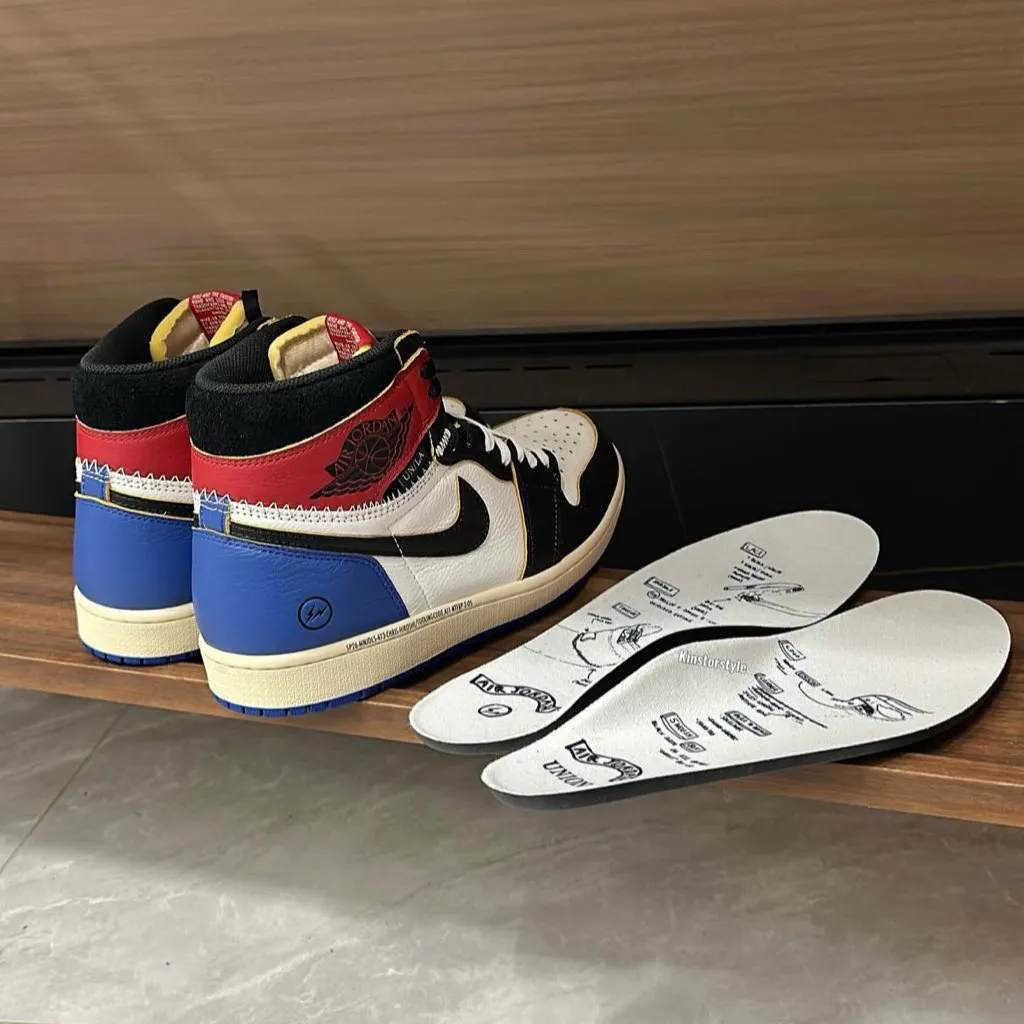 Union x Fragment x Air Jordan 1 High «Varsity Red/Sport Royal