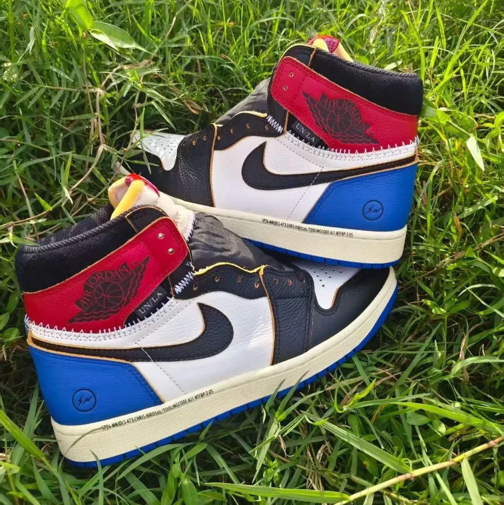 Union x Fragment x Air Jordan 1 High «Varsity Red/Sport Royal