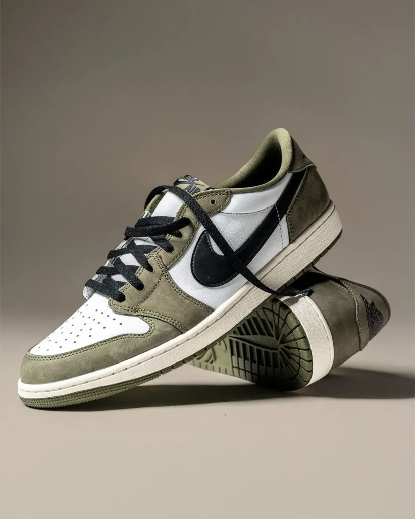 Air Jordan 1 Low OG «Medium Olive» - Дата релиза, фото, где купить