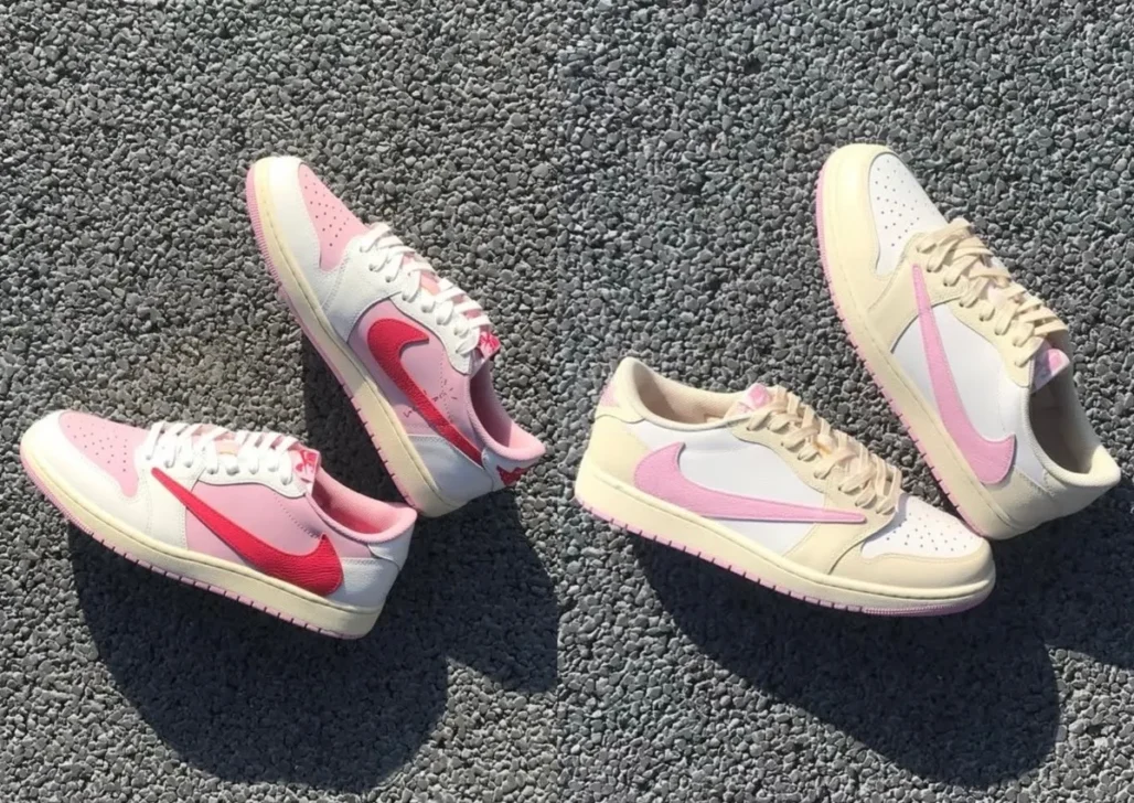Travis Scott х Air Jordan 1 Low «Pink Pack» выйдет 22 мая - Дата